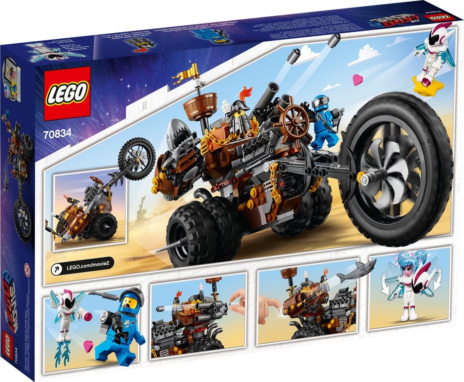 LEGO® Movie MetalBeard's Heavy Metal Motor Trike! back of the box