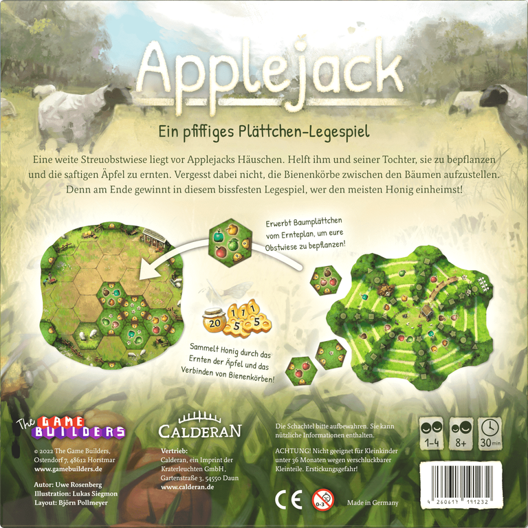 Applejack rückseite der box