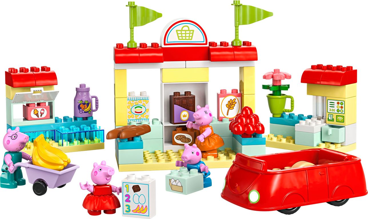 LEGO® DUPLO® Il supermercato di Peppa Pig componenti