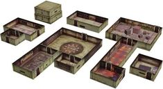 Tenfold Dungeon: Smuggler's Den komponenten