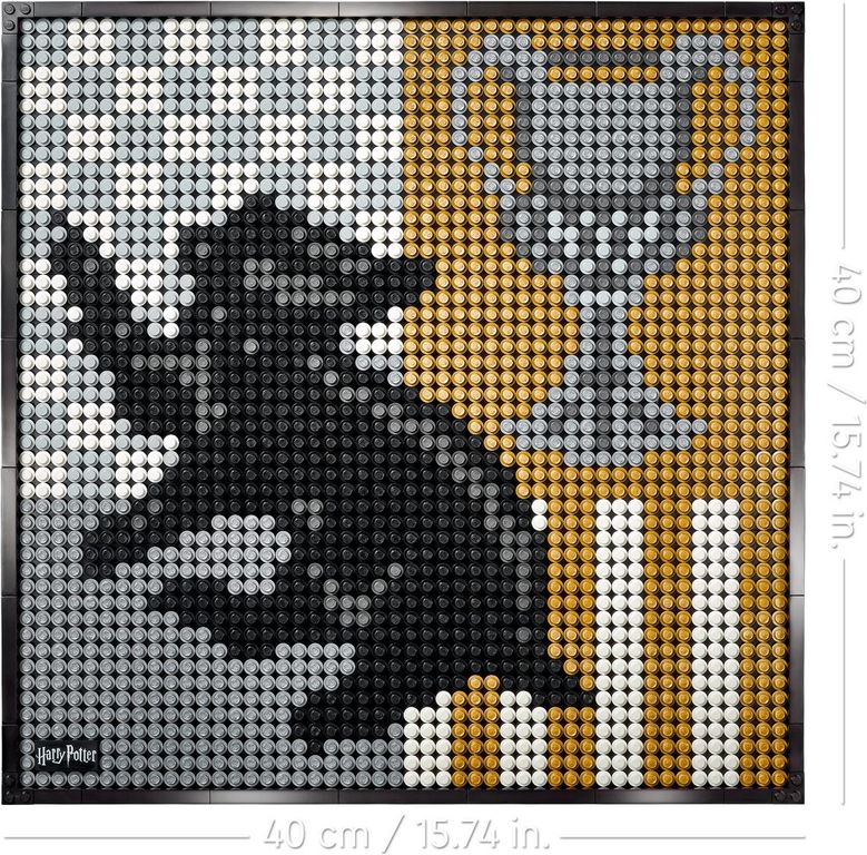 LEGO® Art Harry Potter™ Hogwarts™ Crests components