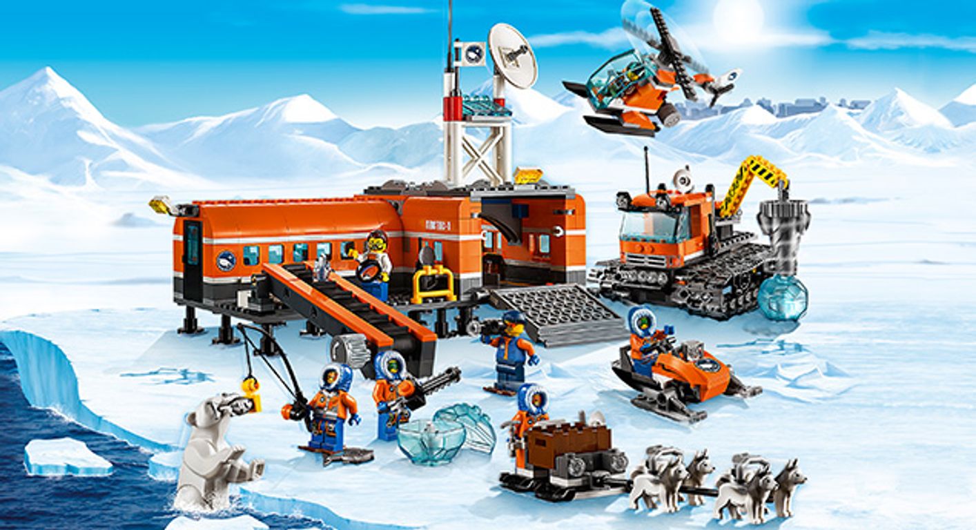 LEGO® City Arctic Basiskamp speelwijze