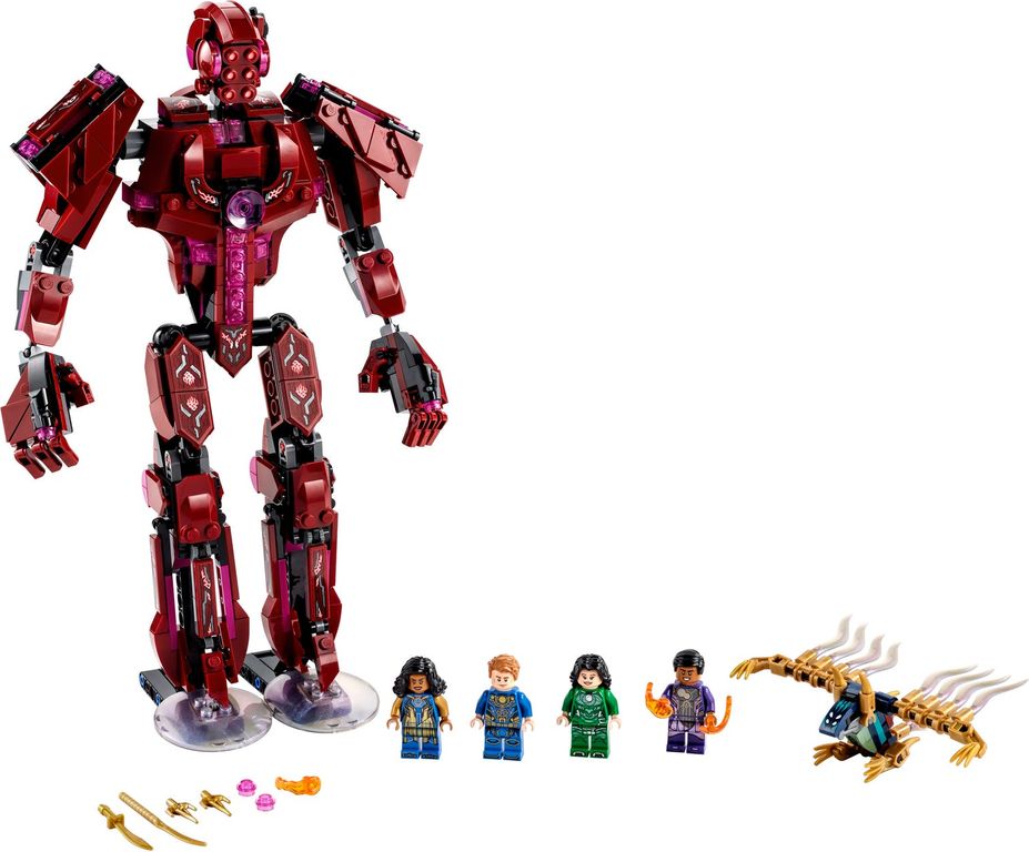 LEGO® Marvel The Eternals In Arishem’s Shadow components