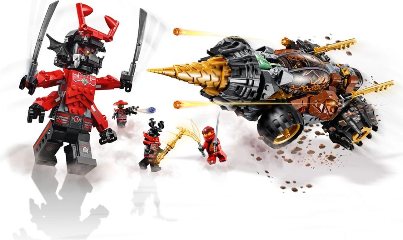 LEGO® Ninjago Perforadora de Cole jugabilidad