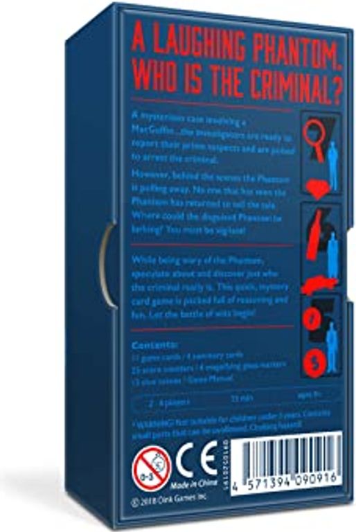 Tricks and the Phantom parte posterior de la caja