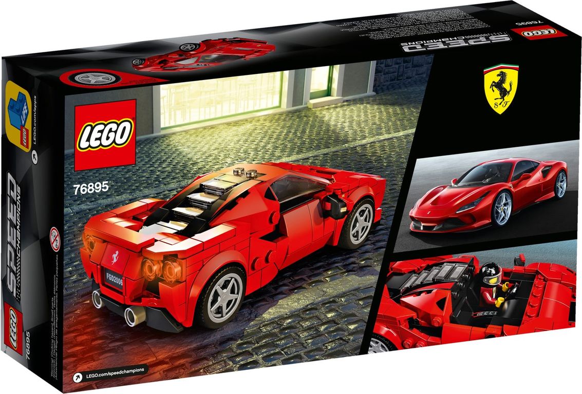LEGO® Speed Champions Ferrari F8 Tributo back of the box