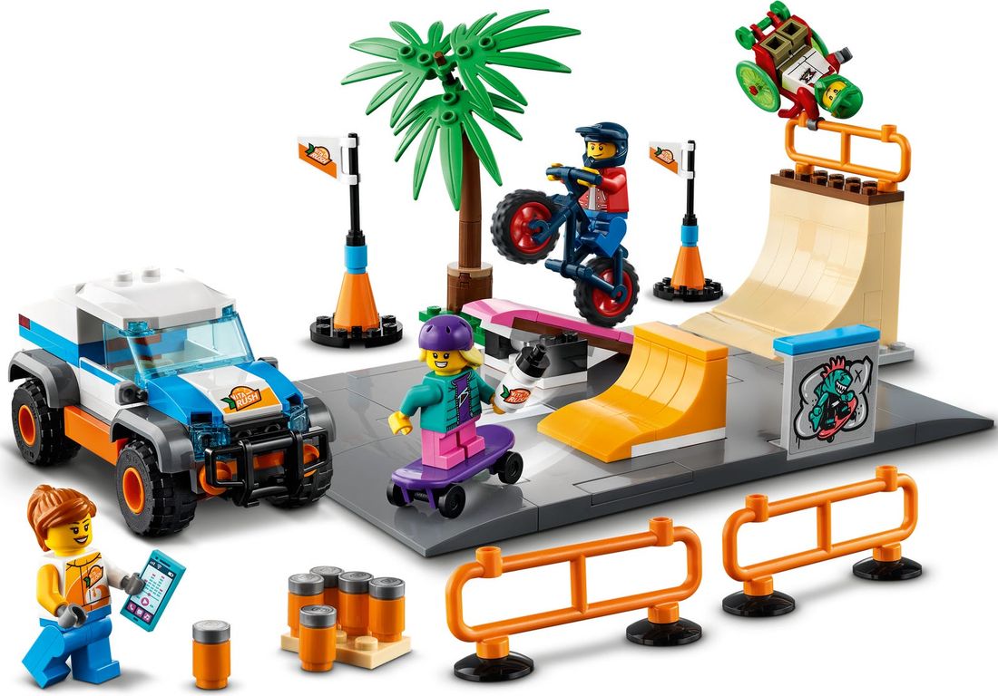 LEGO® City Pista de Skate jugabilidad