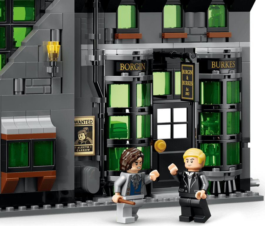 LEGO® Harry Potter™ Knockturn Alley™ Wizarding Shops minifigures
