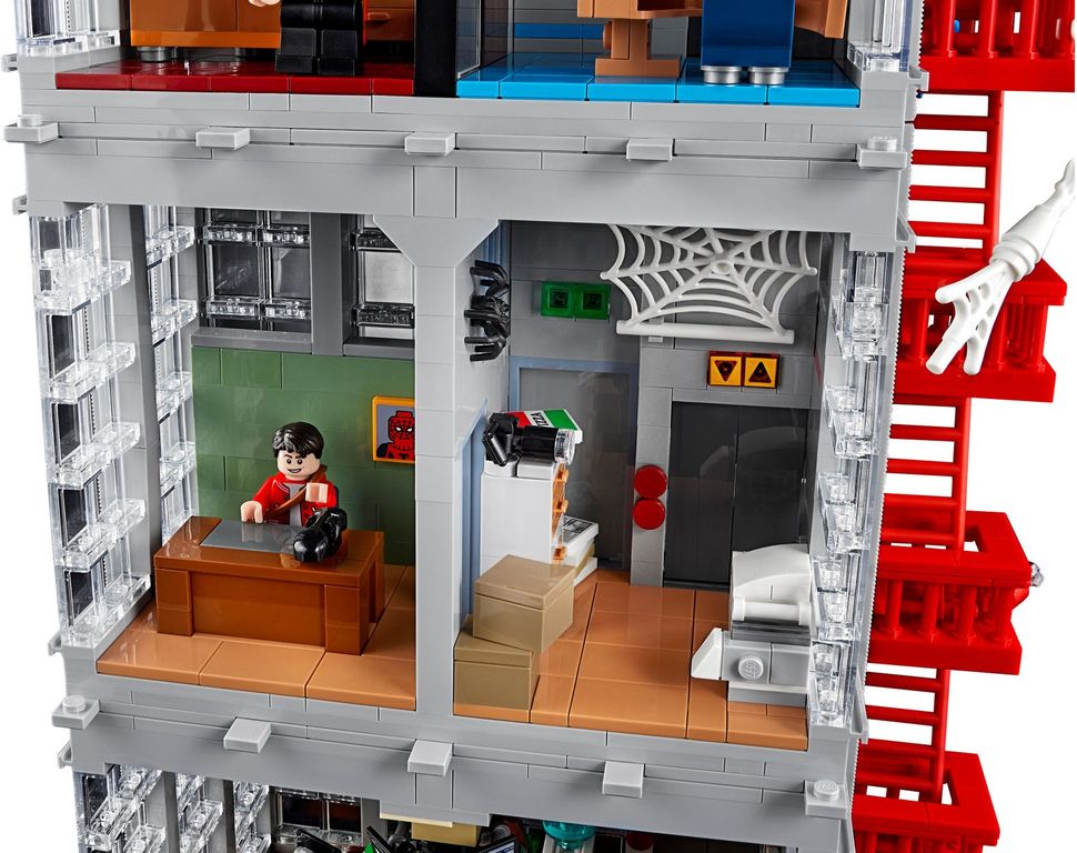 LEGO® Marvel Daily Bugle interieur