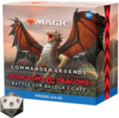 MTG Magic Commander Legends Battle for Baldur's Gate Prerelease Pack Kit scatola