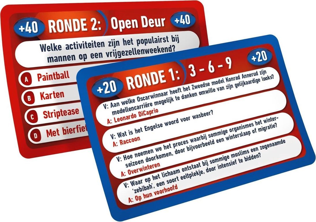 De Slimste mens ter Wereld: Het bordspel cartes