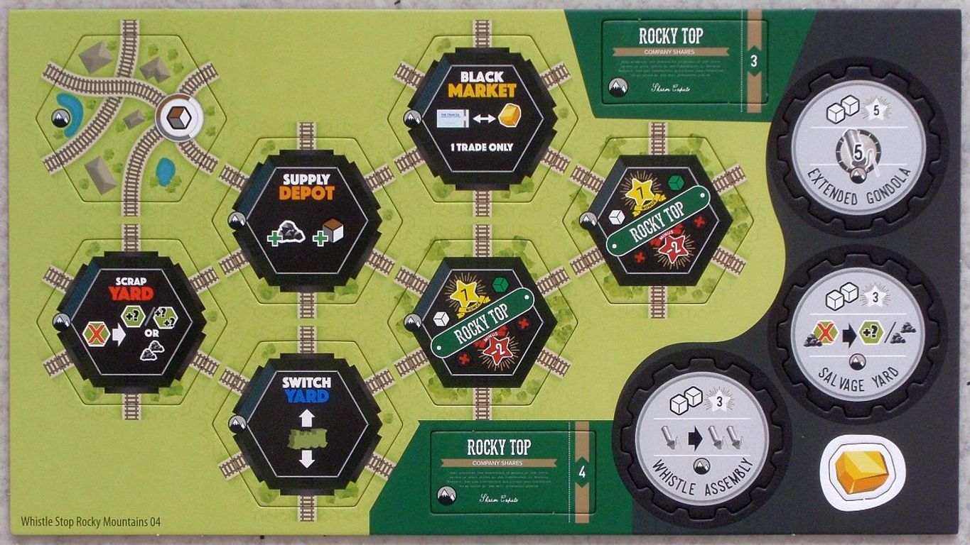 Whistle Stop: Rocky Mountains Expansion components