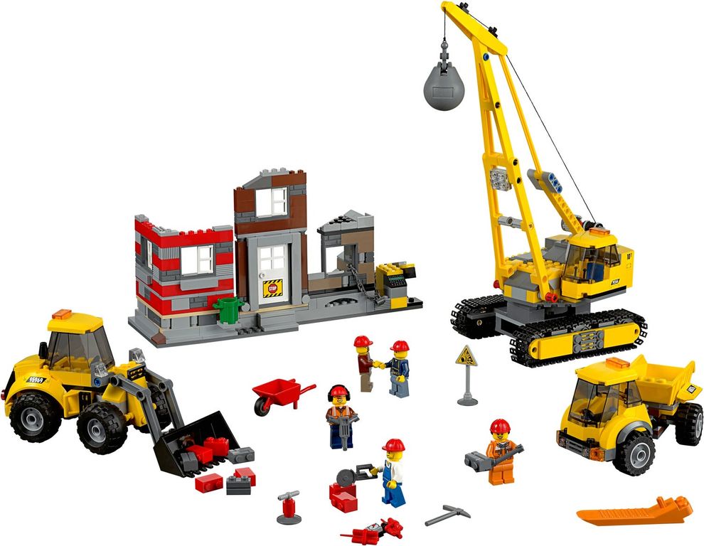 LEGO® City Le chantier de démolition composants