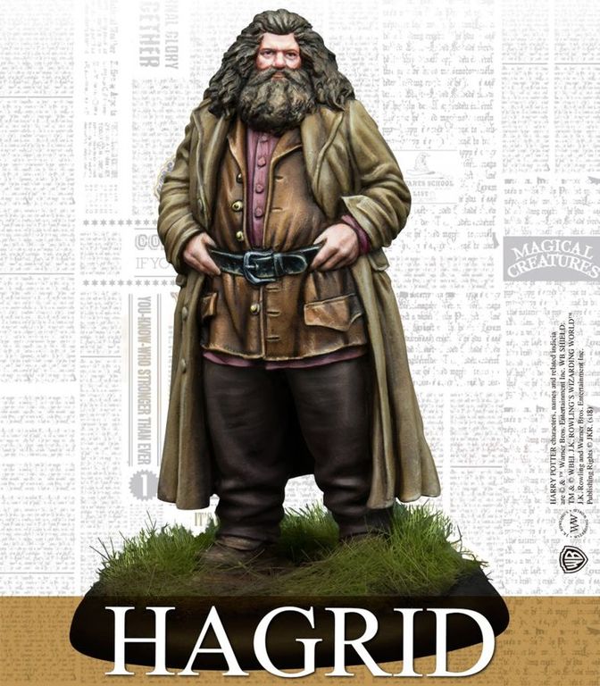 Harry Potter Miniatures Game: Rubeus Hagrid & Fang miniatuur