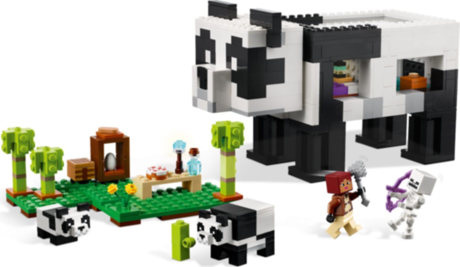 LEGO® Minecraft The Panda Haven components