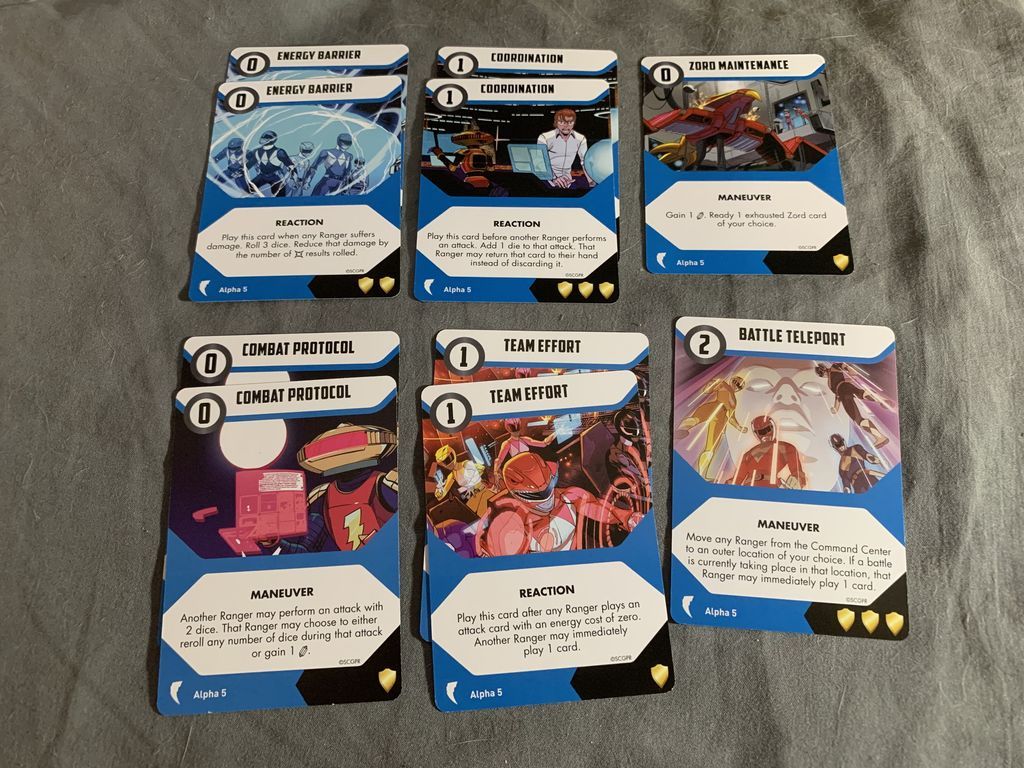 Power Rangers: Heroes of the Grid – Legendary Ranger: Forever Rangers Pack cartas