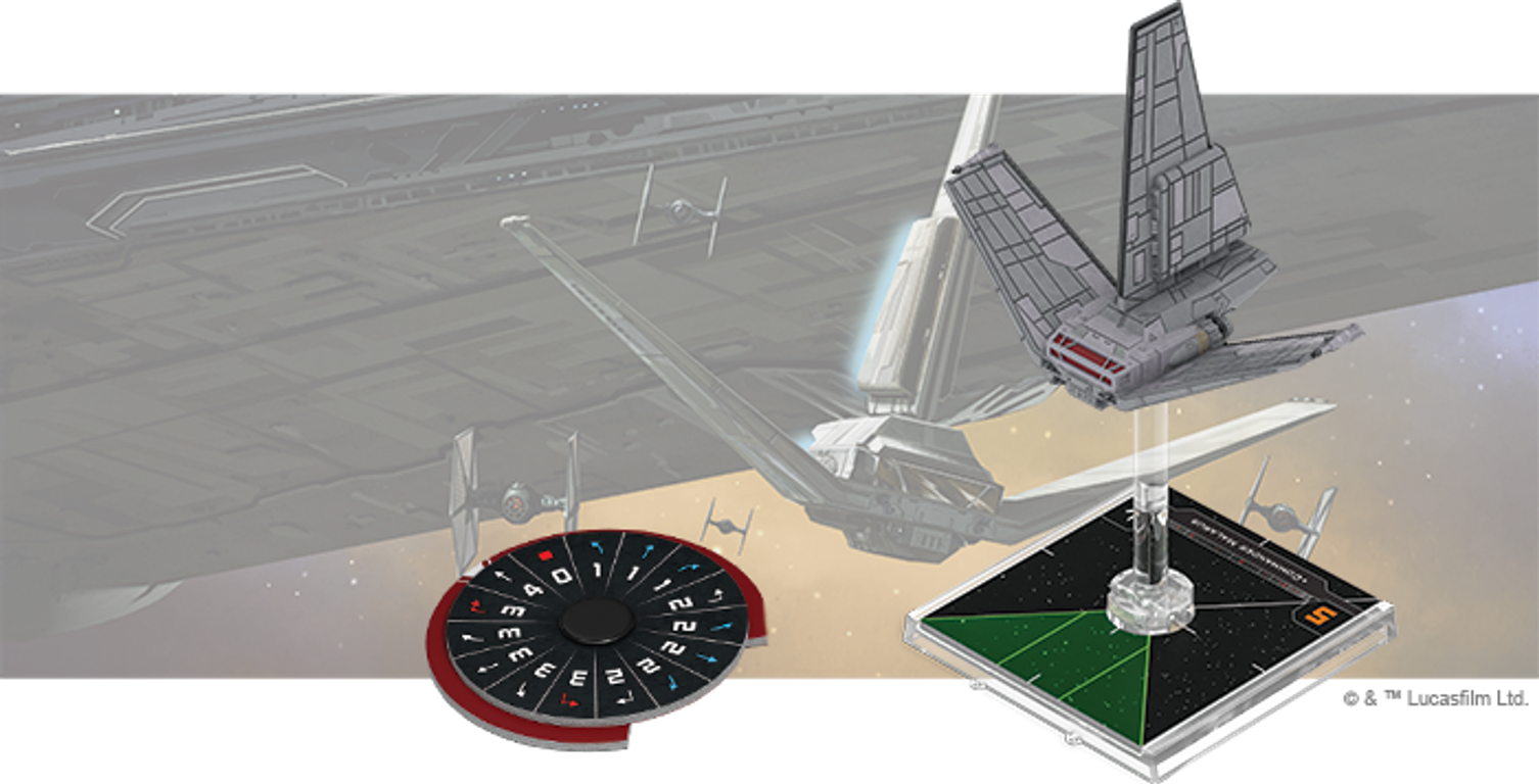 Star Wars: X-Wing (Second Edition) – Xi-class Light Shuttle Expansion Pack miniaturas