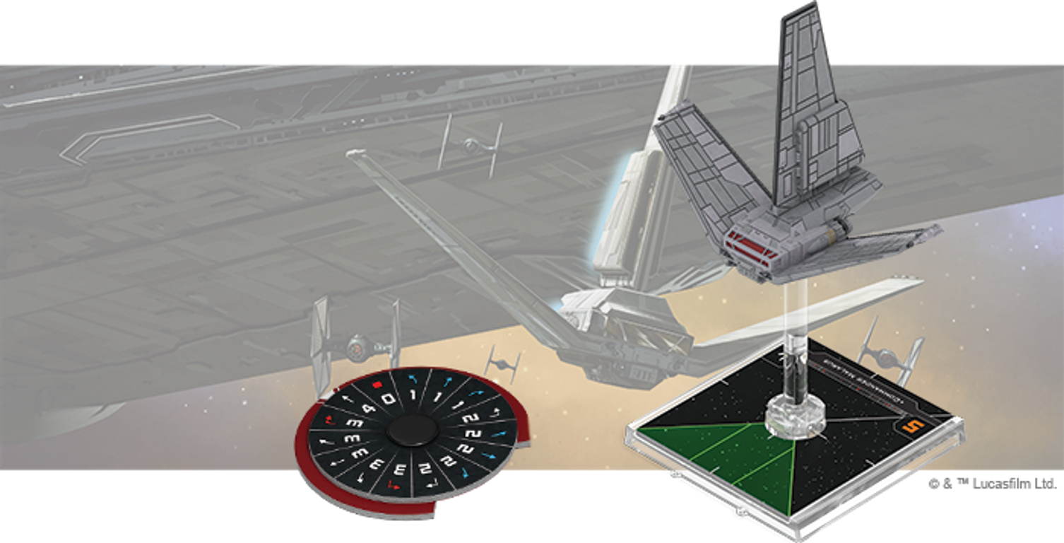 Star Wars: X-Wing (Second Edition) – Xi-class Light Shuttle Expansion Pack miniaturen