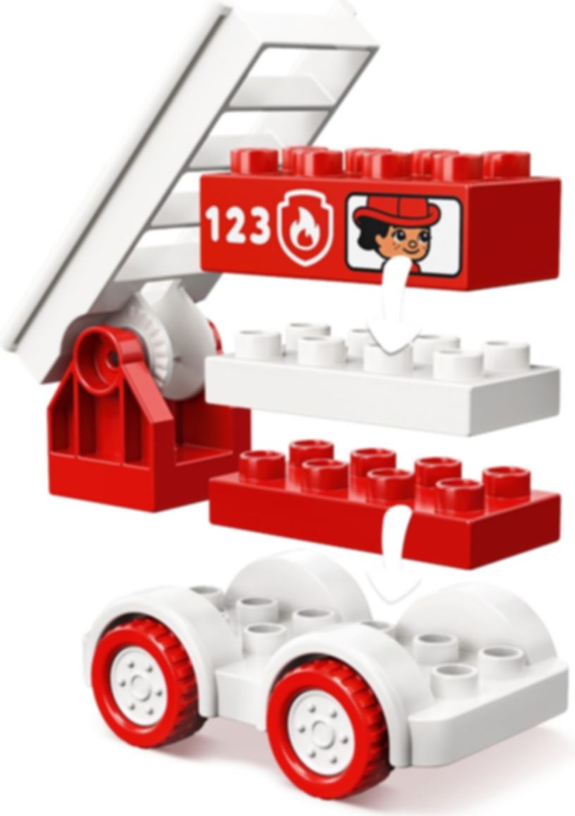 LEGO® DUPLO® Camión de Bomberos partes