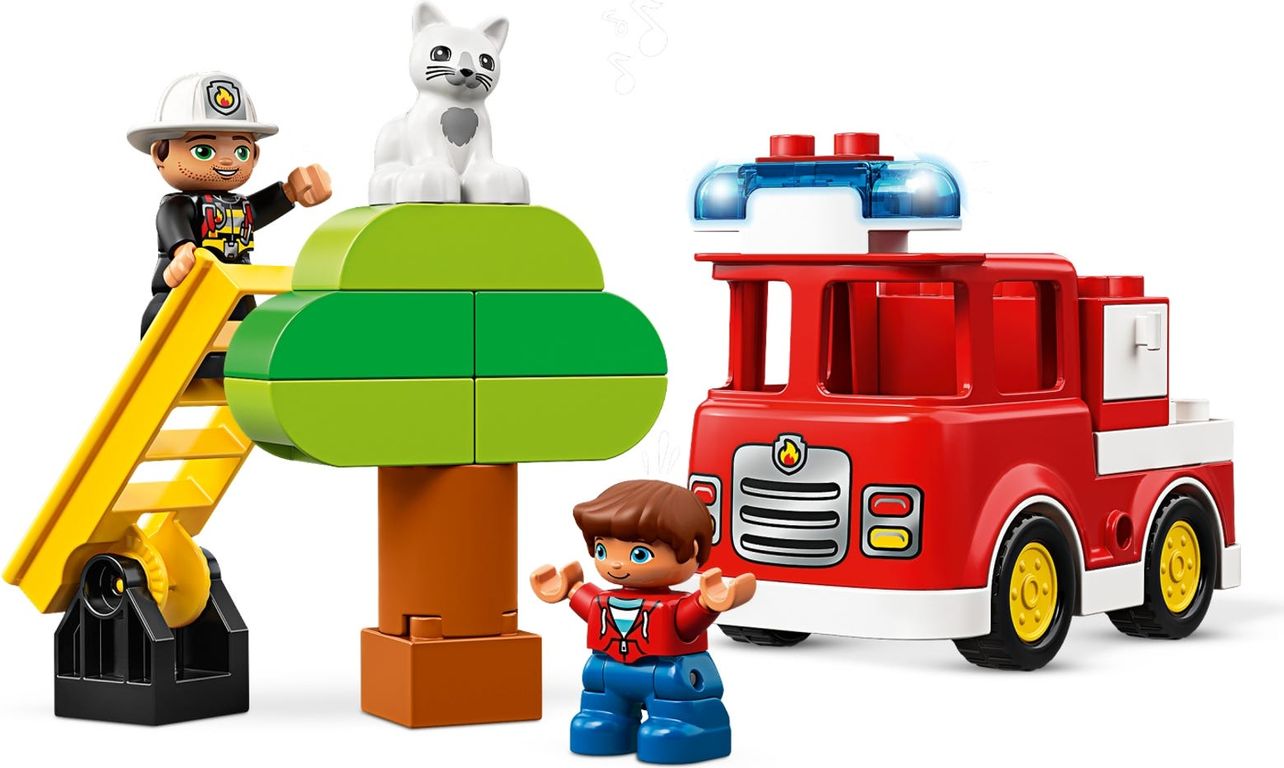 LEGO® DUPLO® Brandweertruck speelwijze