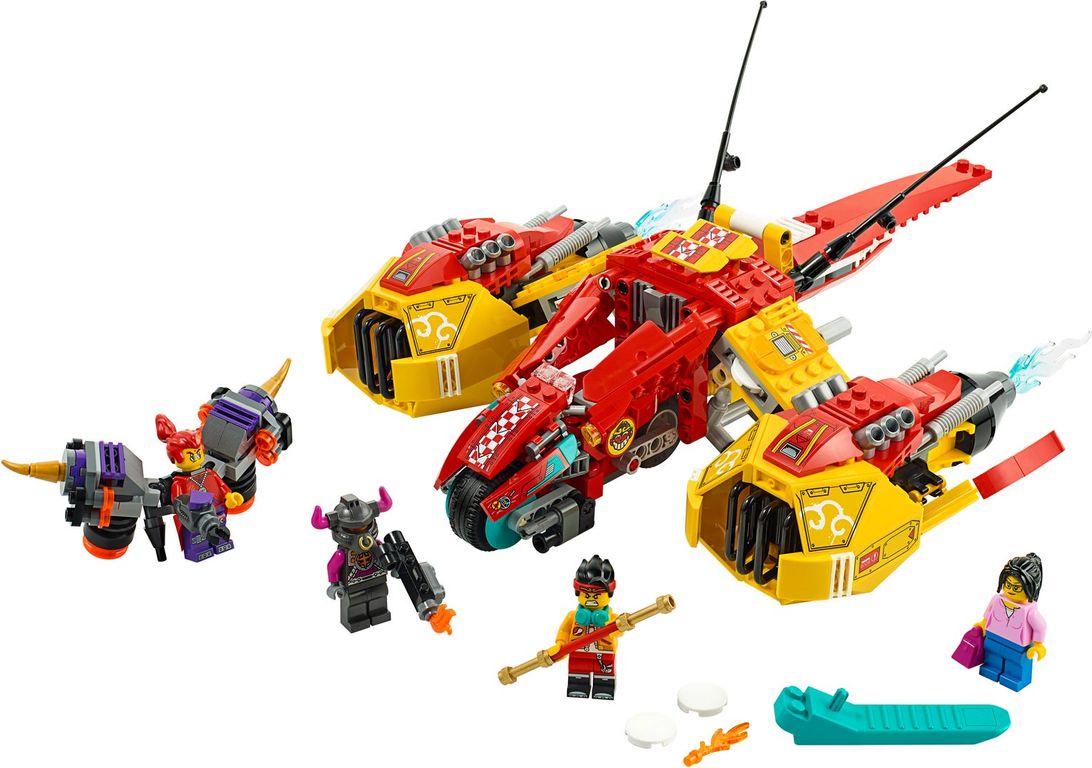 LEGO® Monkie Kid Monkie Kids Wolken-Jet komponenten