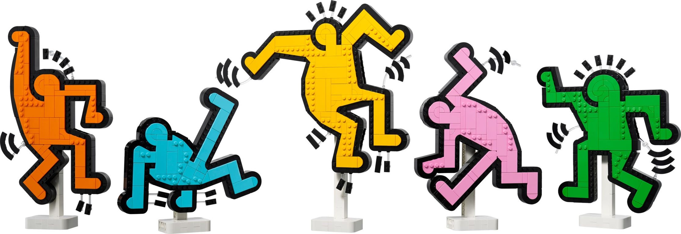 LEGO® Art Keith Haring - Dancing Figures components
