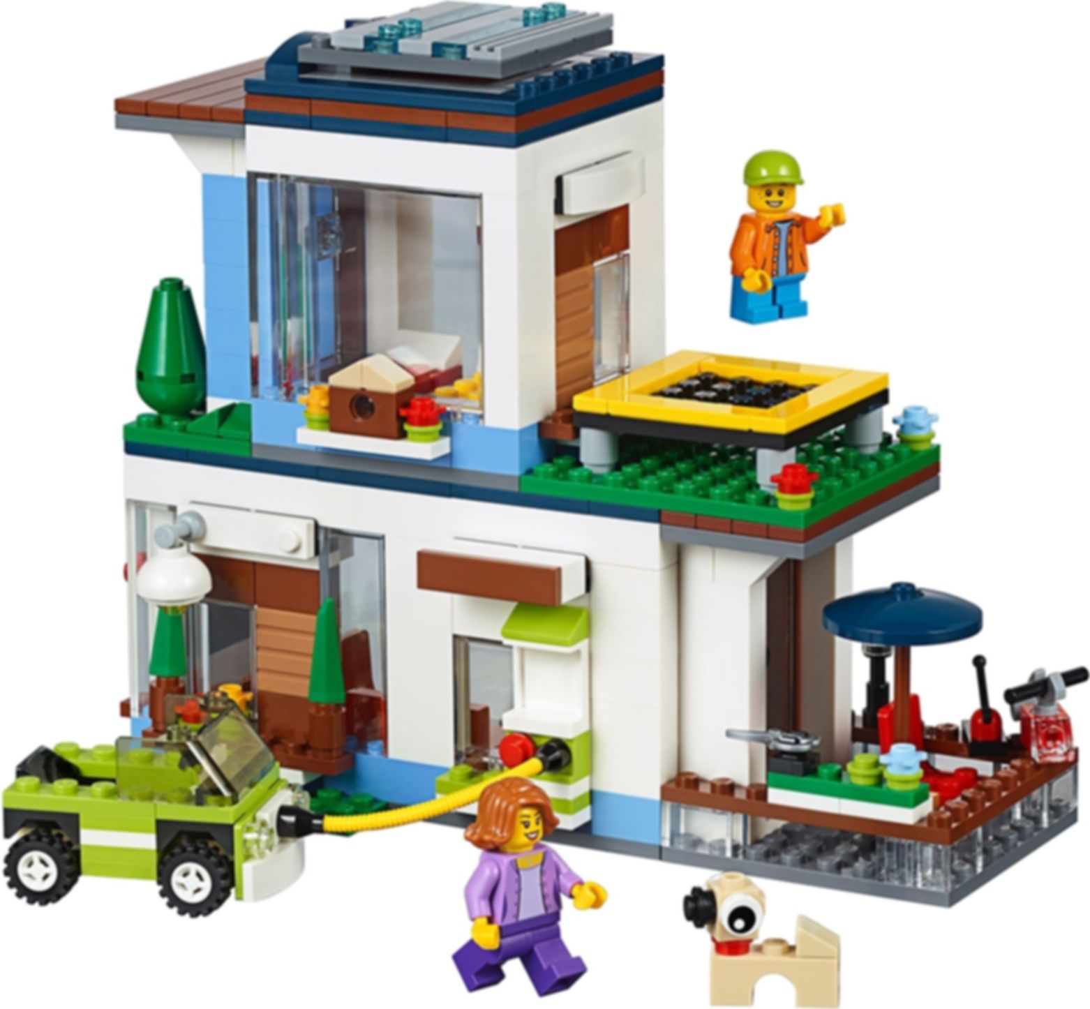 LEGO® Creator Casa modular moderna jugabilidad