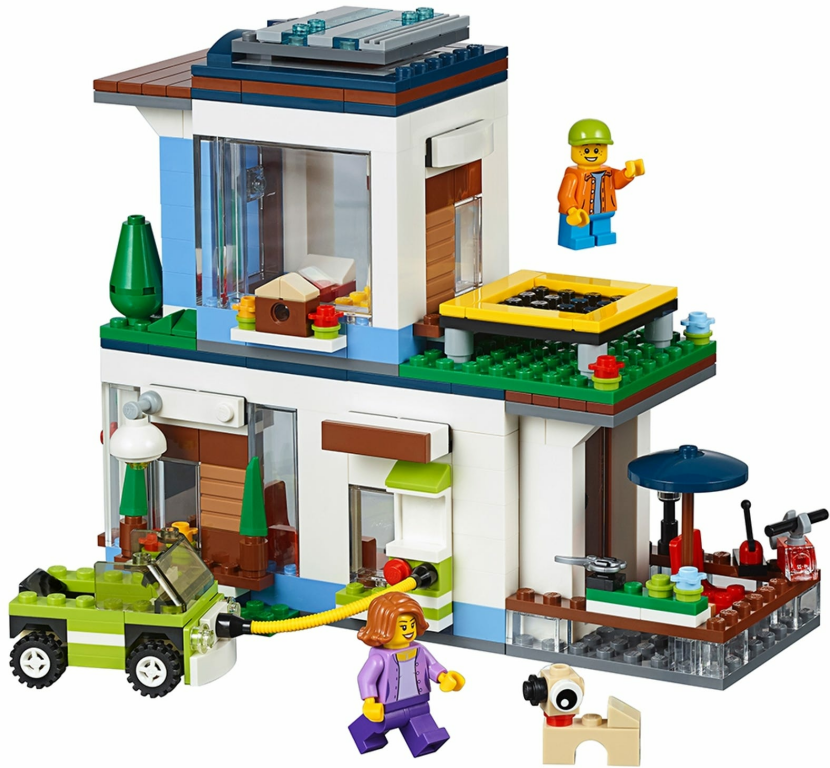 LEGO® Creator Casa modular moderna jugabilidad