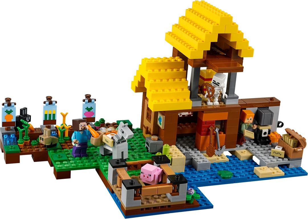 LEGO® Minecraft Het boerderijhuisje componenten