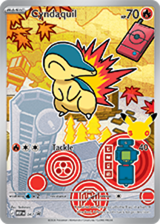 Pokémon TCG: First Partner - Illustration Collection 2 Cyndaquil card