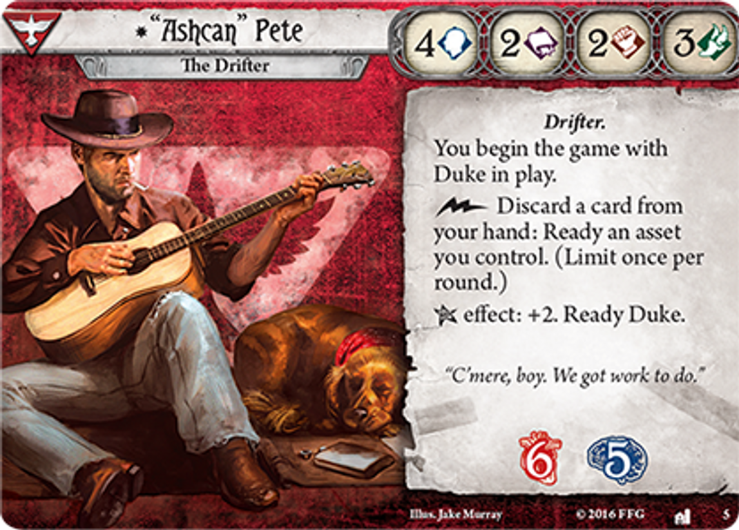 Arkham Horror: The Card Game – The Dunwich Legacy: Investigator Expansion Pete kaart