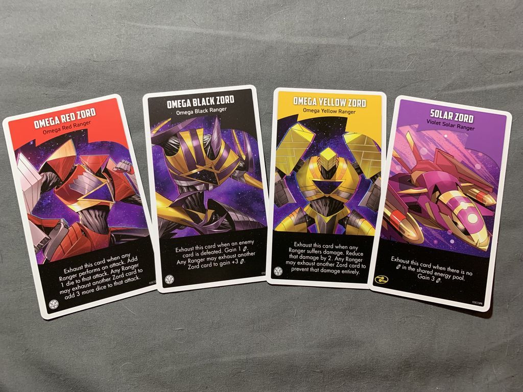 Power Rangers: Heroes of the Grid – Rangers United cartes