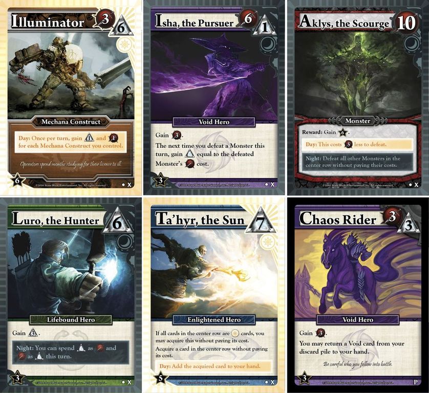 Ascension X: War of Shadows cards