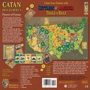 Catan Historias: Los Colonos de América parte posterior de la caja