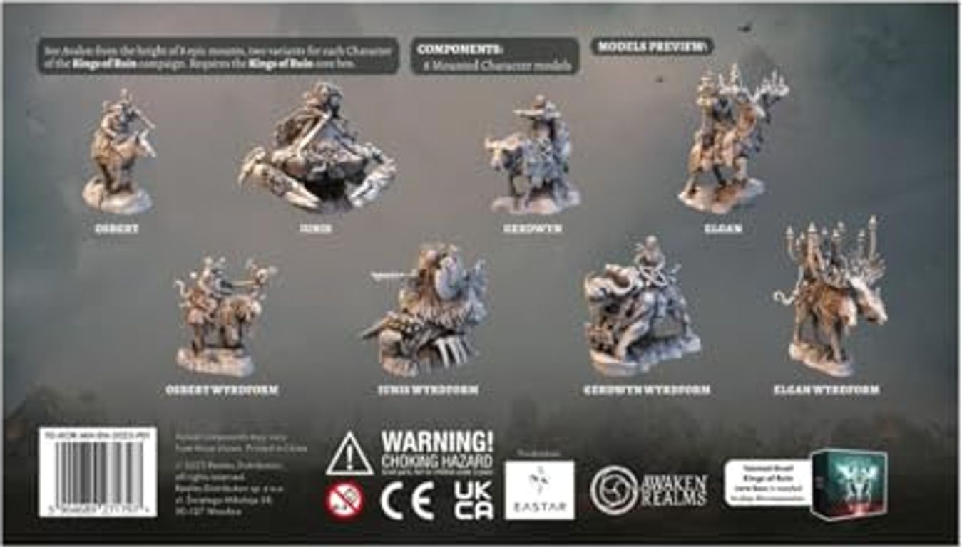 Trained Grail: Kings of Ruin – Mounted Heroes rückseite der box