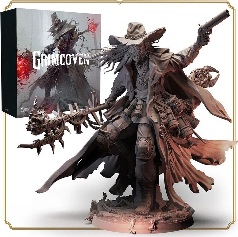 Grimcoven: The Renegade Hunter mini-expansion componenten