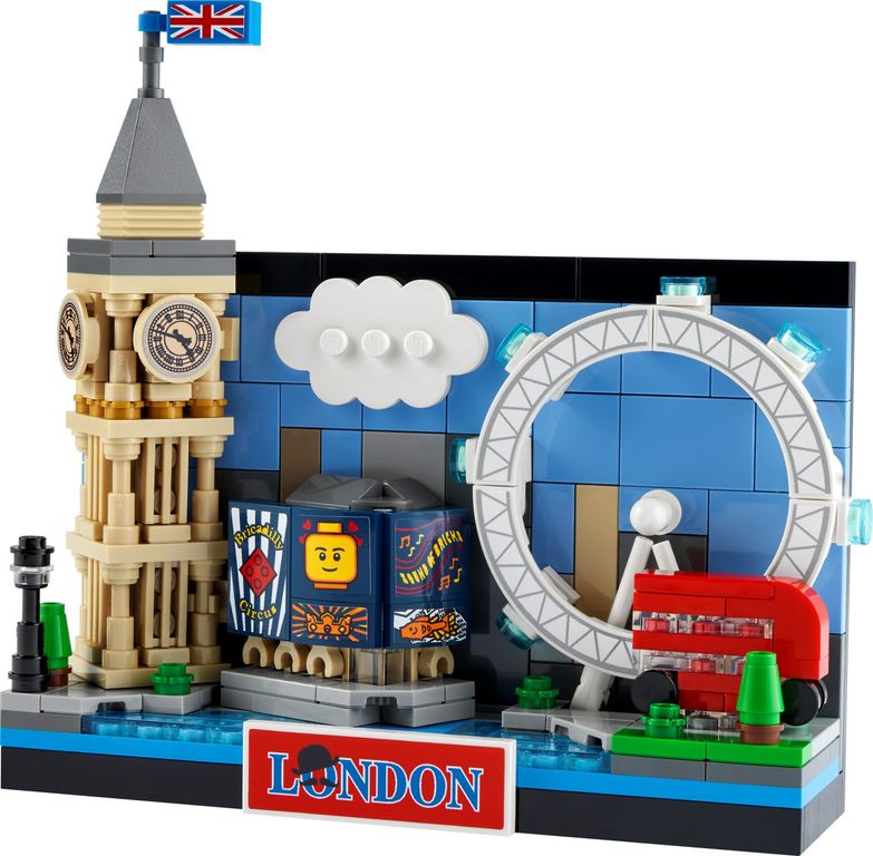 LEGO® Creator London Postcard components