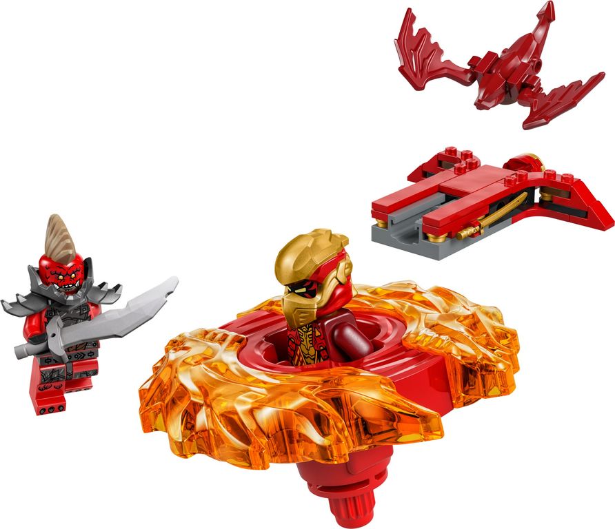 LEGO® Ninjago La toupie Spinjitzu du dragon de Kai composants