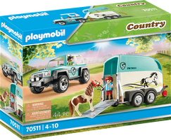 Playmobil® Country Car with Pony Trailer