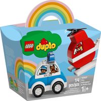 LEGO® DUPLO® Fire Helicopter & Police Car