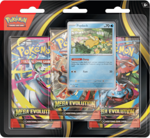 Pokémon TCG: Scarlet & Violet - Mega Evolution Three-Booster Blister Pack