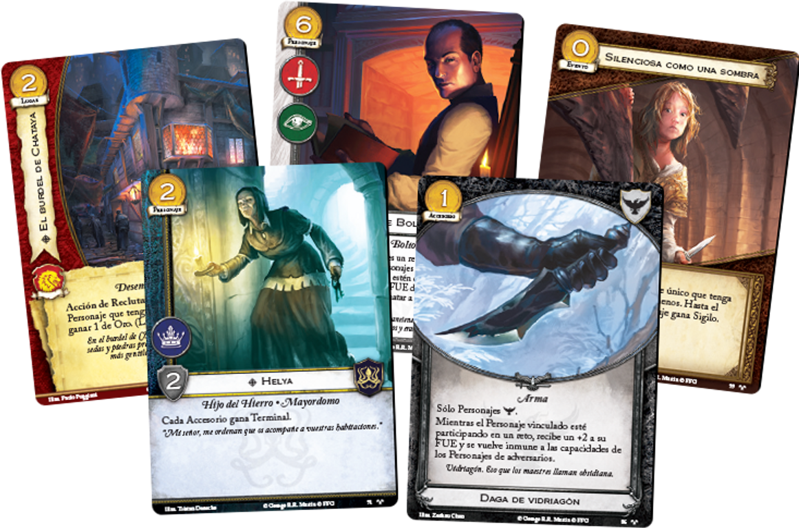 A Game of Thrones: The Card Game (Second Edition) - Ghosts of Harrenhal cards