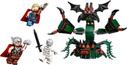 LEGO® Marvel Attack on New Asgard components
