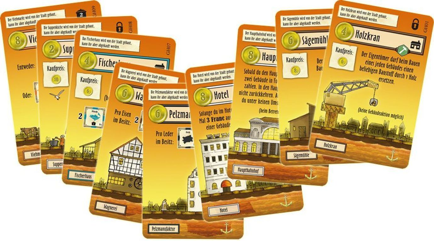 Le Havre: Le Grand Hameau cards