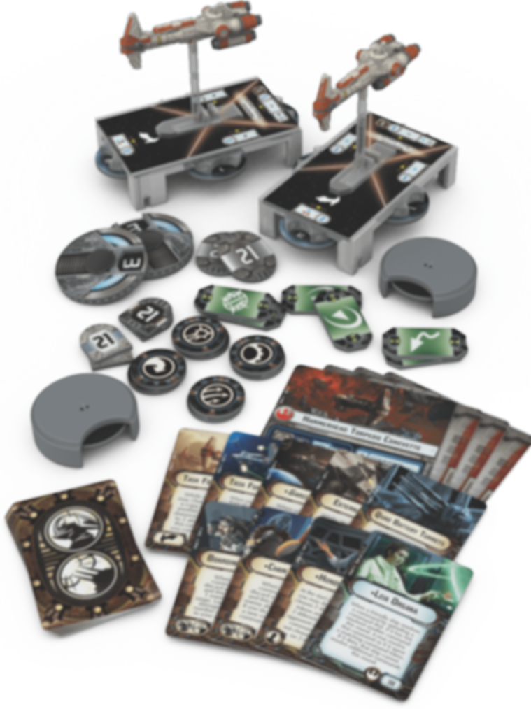 Star Wars: Armada - Hammerhead Corvettes Expansion Pack components