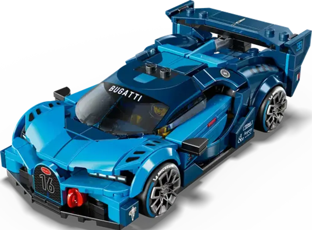 LEGO® Speed Champions Super auto sportiva Bugatti Vision GT componenti