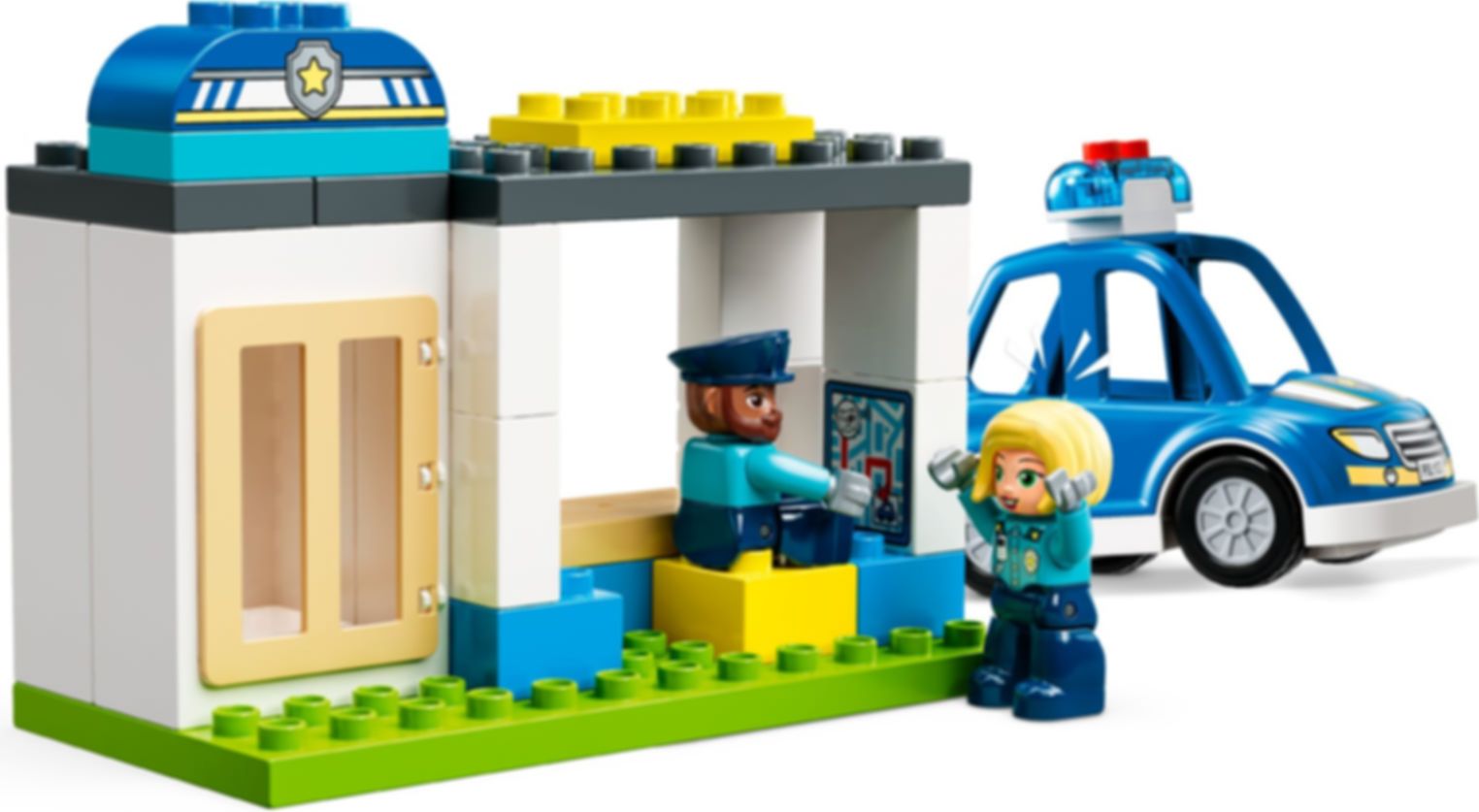 LEGO® DUPLO® Polizeistation mit Hubschrauber spielablauf