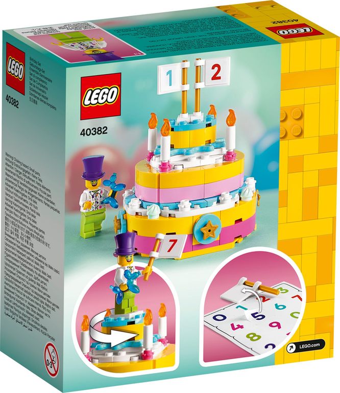 LEGO® Promotions Geburtstagsset rückseite der box