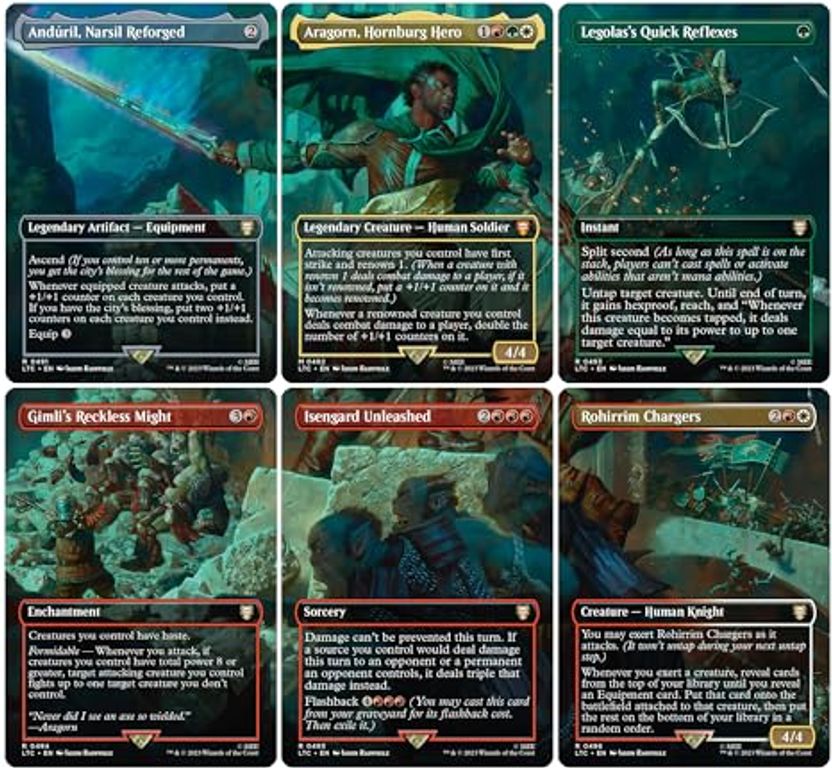 Magic: The Gathering - The Lord of The Rings: Tales of Middle - Aragorn at Helm’s Deep kaarten