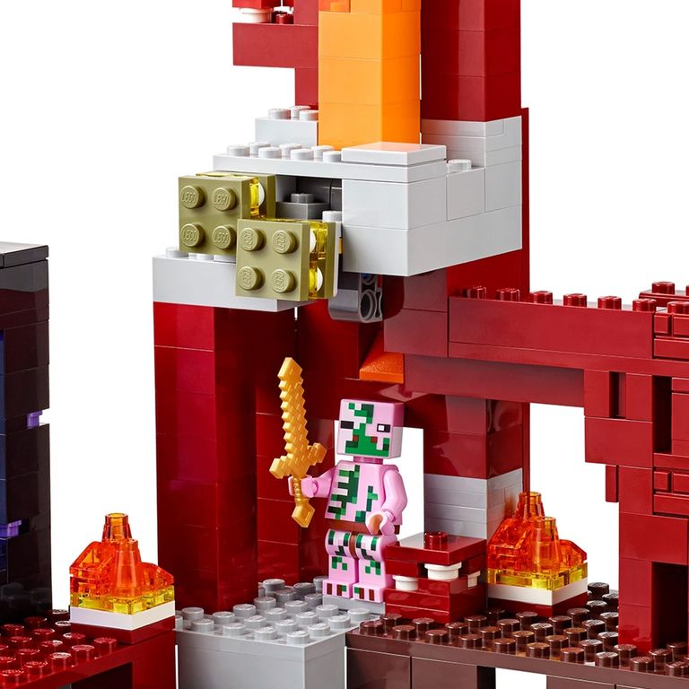 LEGO® Minecraft La forteresse du Nether intérieur